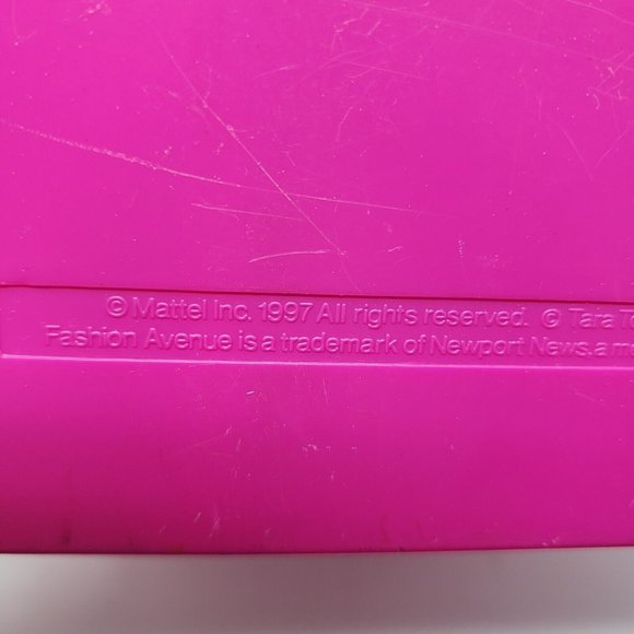 BARBIE VTG 97 FASHION AVENUE CARRYING CASE STORAGE WARDROBE CLOSET ACCESSORIES - Picture 10 of 13